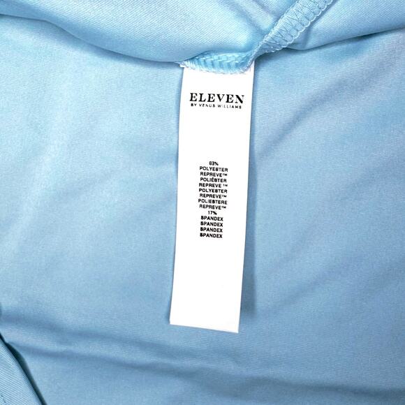 NWT EleVen by Venus Williams Match Point Short Sleeve Tennis Shirt Blue Size M - Picture 6 of 6